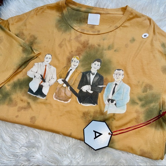 RARE COLLECTORS Alchemist Yellow & Green Tie Dye Point Break Dead Prez Tee - Picture 2 of 8